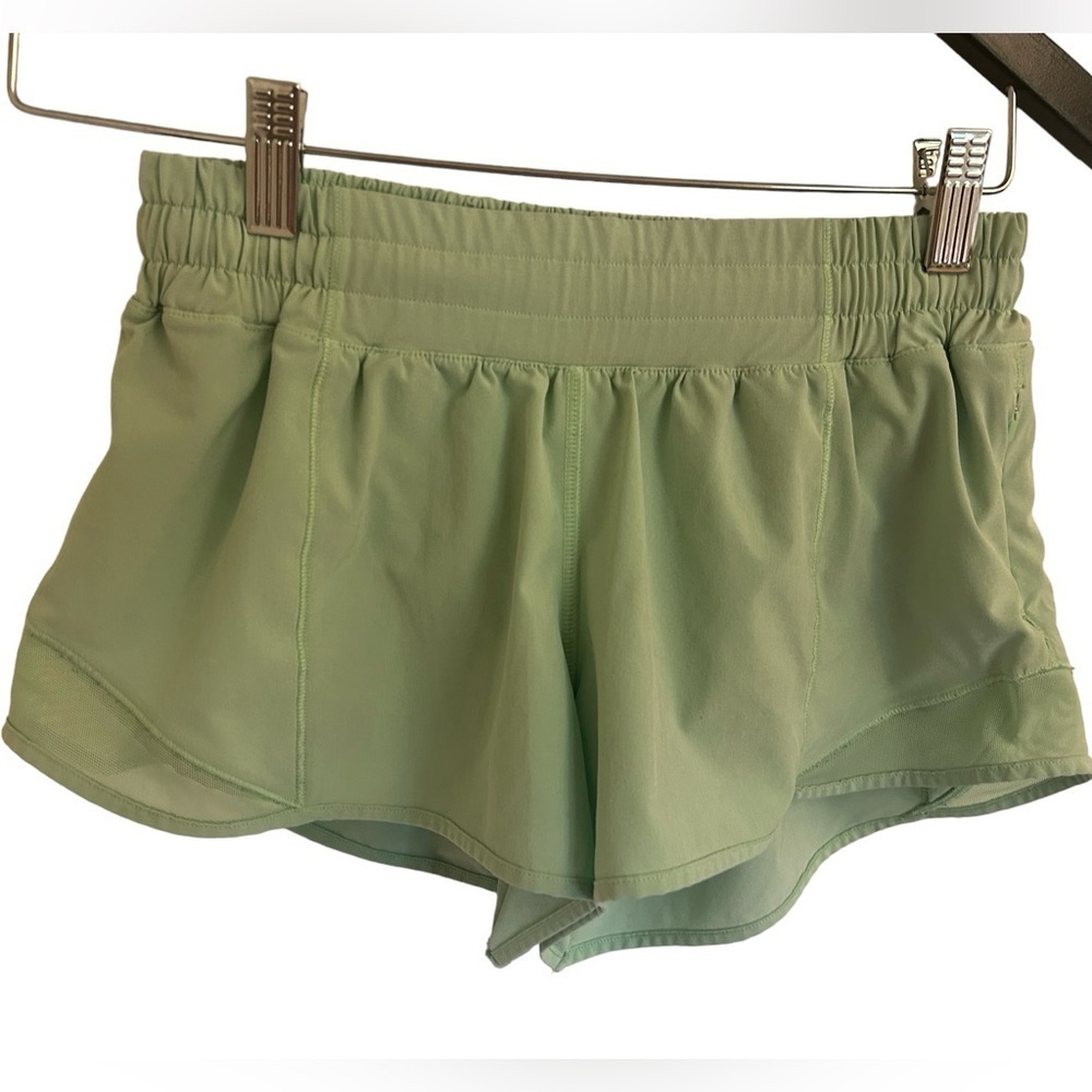 lululemon athletica Light Green Athletic Skort Shorts